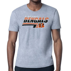 Cincinnati Bengals Starter Logo Push Graphic T-Shirt - Heather Gray - NFL
