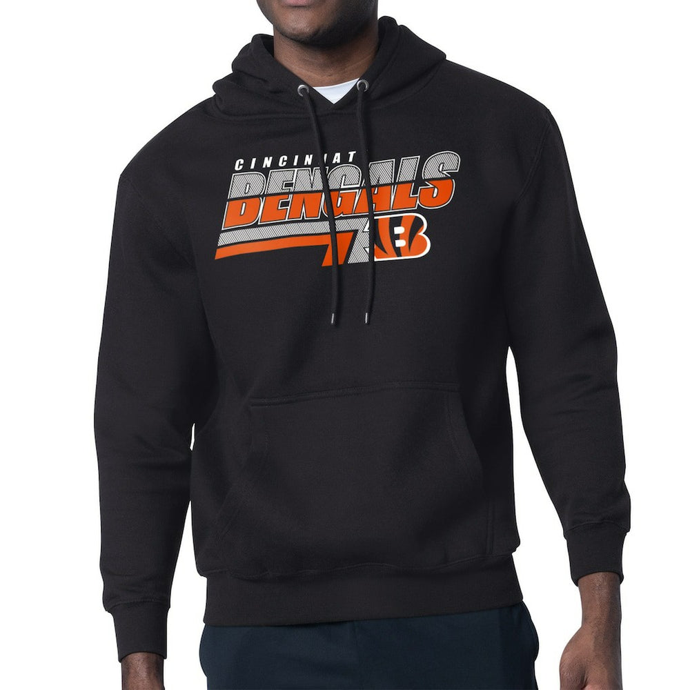 Cincinnati Bengals Starter Logo Push Graphic Hoodie - Black - NFL