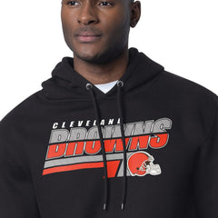Cleveland Browns Starter Logo Push Graphic Hoodie - Black - NFL