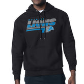 Detroit Lions Starter Logo Push Graphic Hoodie - Black - NFL