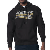 New Orleans Saints Starter Logo Push Graphic Hoodie - Black - NFL