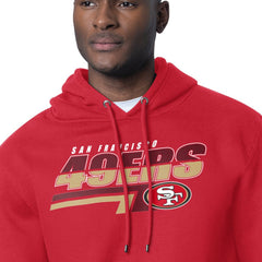 San Francisco 49ers Starter Logo Push Graphic Hoodie - Scarlet - NFL