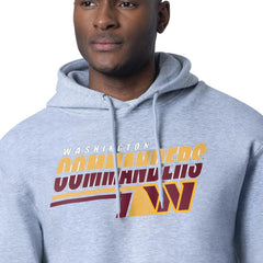 Washington Commanders Starter Logo Push Graphic Hoodie - Heather Gray - NFL