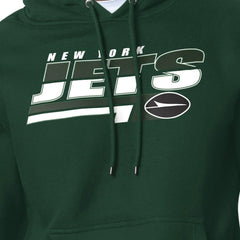 New York Jets Starter Logo Push Graphic Hoodie - Green - NFL