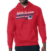 New England Patriots Starter Logo Push Graphic Hoodie - Red - NFL