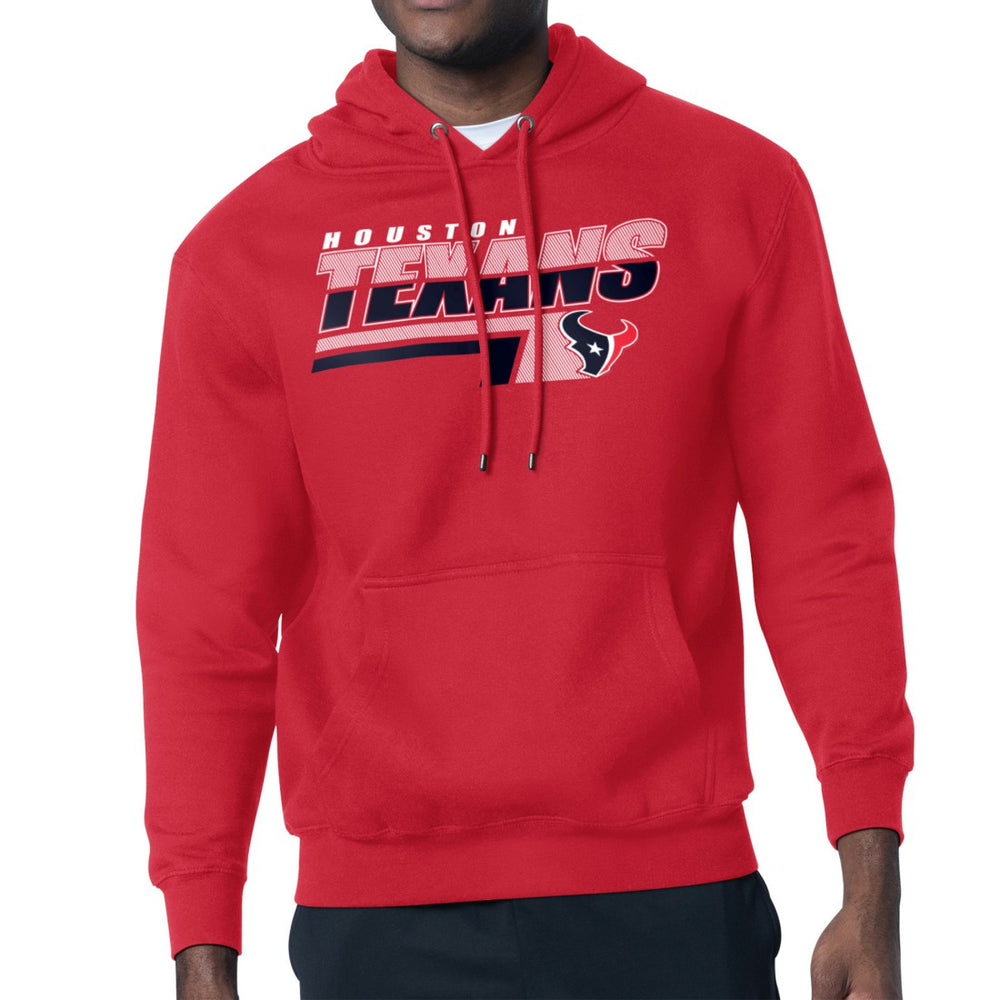 Houston Texans Starter Logo Push Graphic Hoodie - Red - NFL