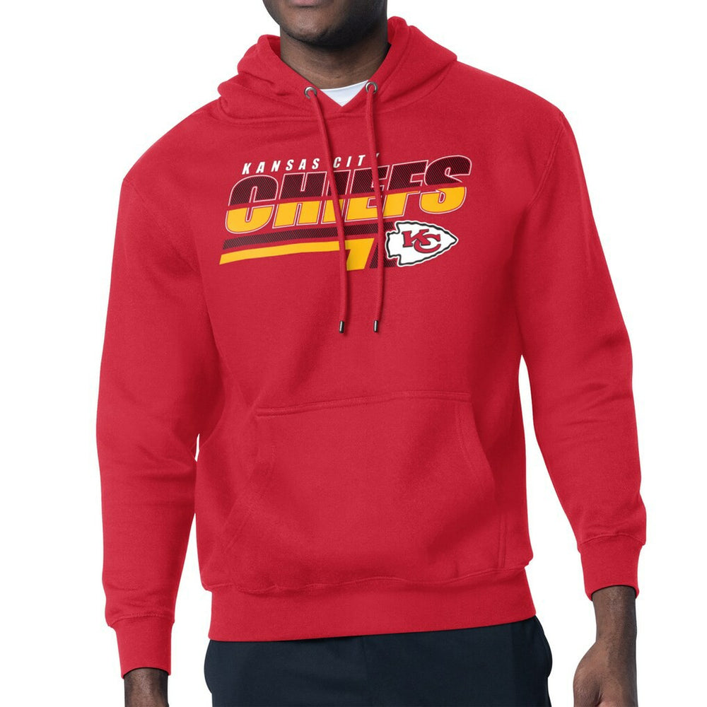 Kansas City Chiefs Starter Logo Push Graphic Hoodie - Red - NFL