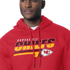 Kansas City Chiefs Starter Logo Push Graphic Hoodie - Red - NFL