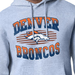 Denver Broncos Starter Team Grit Graphic Hoodie - Heather Gray - NFL