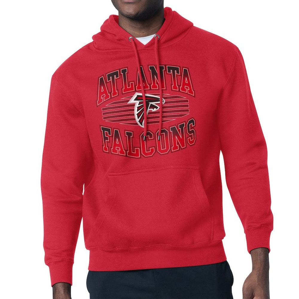Atlanta Falcons Starter Team Grit Graphic Hoodie - Red - NFL