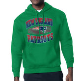 New England Patriots Starter Team Grit Graphic Hoodie - Kelly Green - NFL