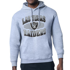 Las Vegas Raiders Starter Team Grit Graphic Hoodie - Heather Gray - NFL
