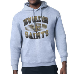 New Orleans Saints Starter Team Grit Graphic Hoodie - Heather Gray - NFL