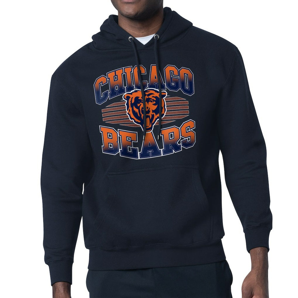 Chicago Bears Starter Team Grit Graphic Hoodie - Navy - NFL