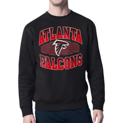 Atlanta Falcons Starter Team Grit Graphic Fleece Pullover Sweatshirt - Black - NFL