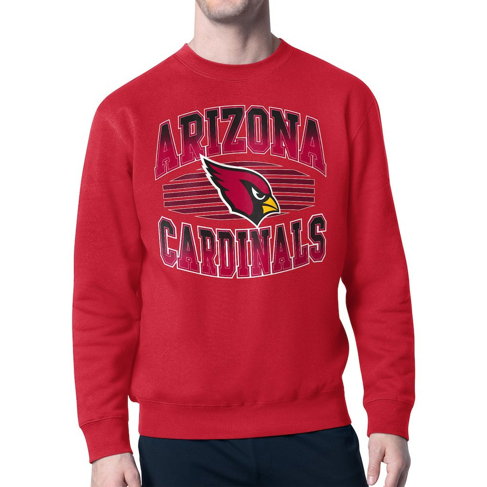 Arizona Cardinals Starter Team Grit Graphic Fleece Pullover Sweatshirt - Cardinal - NFL