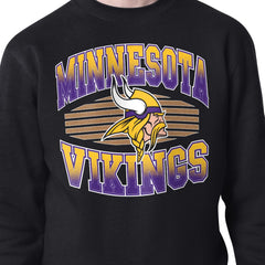 Minnesota Vikings Starter Team Grit Graphic Fleece Pullover Sweatshirt - Black - NFL