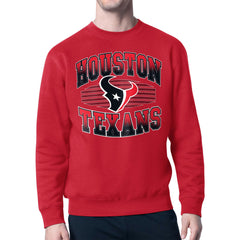 Houston Texans Starter Team Grit Graphic Fleece Pullover Sweatshirt - Red - NFL