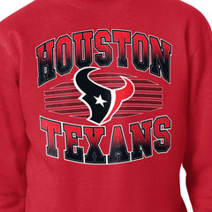 Houston Texans Starter Team Grit Graphic Fleece Pullover Sweatshirt - Red - NFL