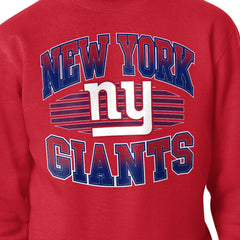 New York Giants Starter Team Grit Graphic Fleece Pullover Sweatshirt - Red - NFL