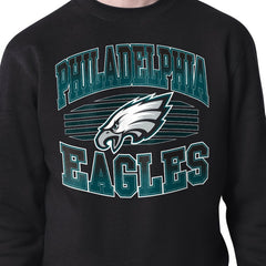 Philadelphia Eagles Starter Team Grit Graphic Fleece Pullover Sweatshirt - Black - NFL
