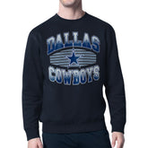 Dallas Cowboys Starter Team Grit Graphic Fleece Pullover Sweatshirt - Navy - NFL