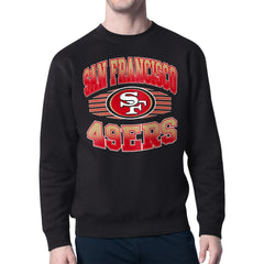 San Francisco 49ers Starter Team Grit Graphic Fleece Pullover Sweatshirt - Black - NFL