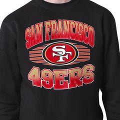 San Francisco 49ers Starter Team Grit Graphic Fleece Pullover Sweatshirt - Black - NFL