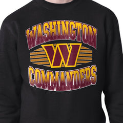Washington Commanders Starter Team Grit Graphic Fleece Pullover Sweatshirt - Black - NFL
