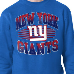 New York Giants Starter Team Grit Graphic Fleece Pullover Sweatshirt - Royal - NFL