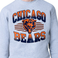 Chicago Bears Starter Team Grit Graphic Fleece Pullover Sweatshirt - Heather Gray - NFL