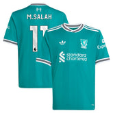 Adidas - Mohamed Salah Liverpool Youth 2025/26 Third Replica Player Jersey - Green