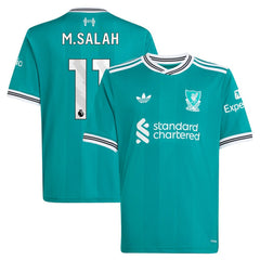Adidas - Mohamed Salah Liverpool Youth 2025/26 Third Replica Player Jersey - Green