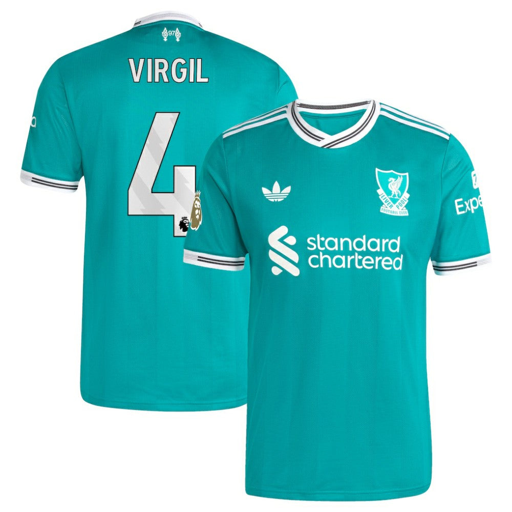 Adidas - Virgil van Dijk Liverpool 2025/26 Third Player Jersey - Green