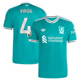 Adidas - Virgil van Dijk Liverpool 2025/26 Third Player Jersey - Green