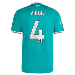 Adidas - Virgil van Dijk Liverpool 2025/26 Third Player Jersey - Green