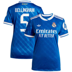 Adidas - Jude Bellingham Real Madrid Women's 2025/26 Third Replica Player Jersey - Blue