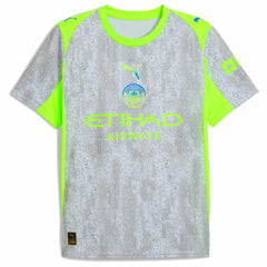 Puma - Manchester City 2025/26 Third Replica Jersey - Green/Neon Green