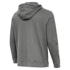 Cincinnati Bengals Antigua Streak Cloud Pullover Hoodie - Heather Black - NFL
