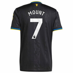 Adidas - Mason Mount Manchester United 2025/26 Third Replica Player Jersey - Black