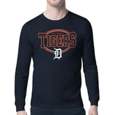 Detroit Tigers Starter Team Track Graphic Long Sleeve T-Shirt for sale
