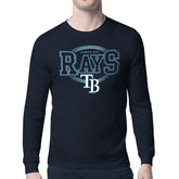 Tampa Bay Rays Starter Team Track Graphic Long Sleeve T-Shirt Sale