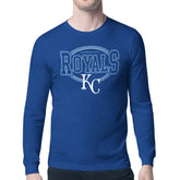 Kansas City Royals Starter Team Track Graphic Long Sleeve T-Shirt Outlet