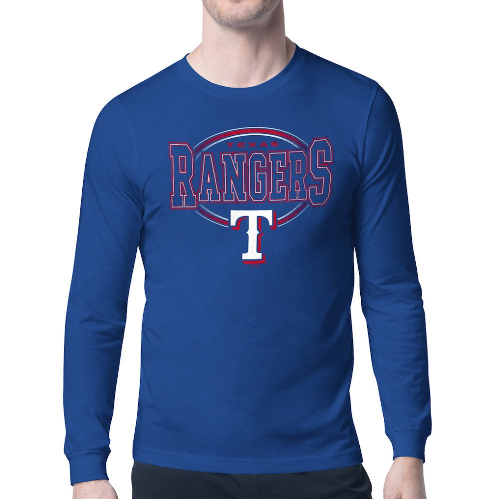 Texas Rangers Starter Team Track Graphic Long Sleeve T-Shirt for sale