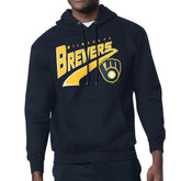 Milwaukee Brewers Starter Modern Tailsweep Fleece Tri-Blend Pullover Hoodie Online