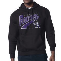 Colorado Rockies Starter Modern Tailsweep Fleece Tri-Blend Pullover Hoodie Outlet