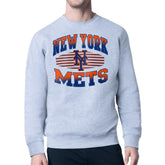 New York Mets Starter Team Grit Graphic Fleece Pullover Sweatshirt Sale