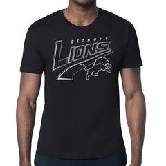 Detroit Lions Starter Modern Tailsweep Graphic T-Shirt - Black - NFL