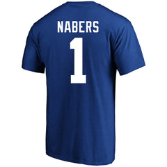 Malik Nabers New York Giants Big & Tall Player Name & Number T-Shirt - Royal - Fanatics