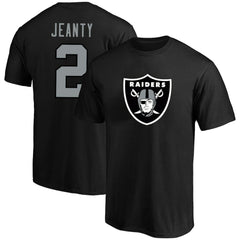 Ashton Jeanty Las Vegas Raiders Big & Tall Player Name & Number T-Shirt - Black - Fanatics